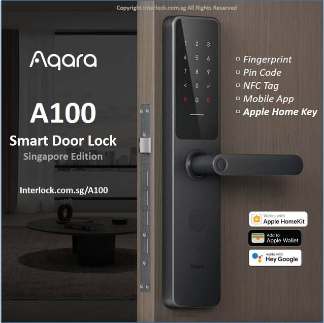 Singapore Promotion Digital Smart Door Lock Aqara A100 Zigbee International Edition
