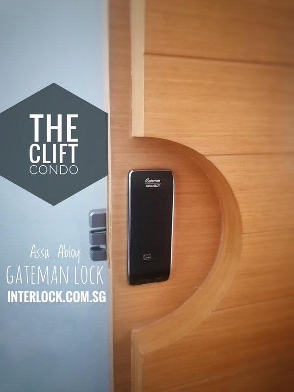 Gateman G-Touch Add-On Rim Lock – Installed on Wooden Door