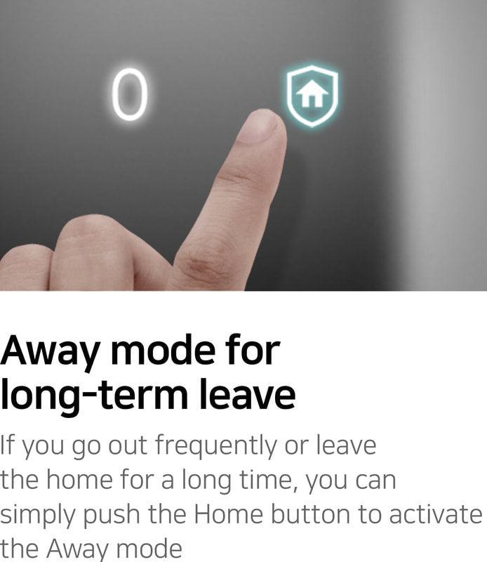 Samsung DR900: Away Mode to prevent any break ins when on vacation