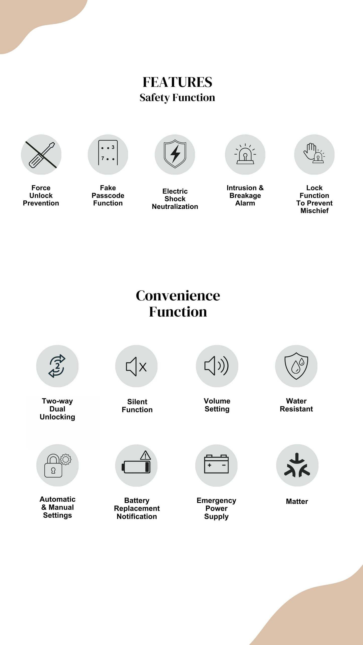 Solity G1 Gate Lock: Summary of Features