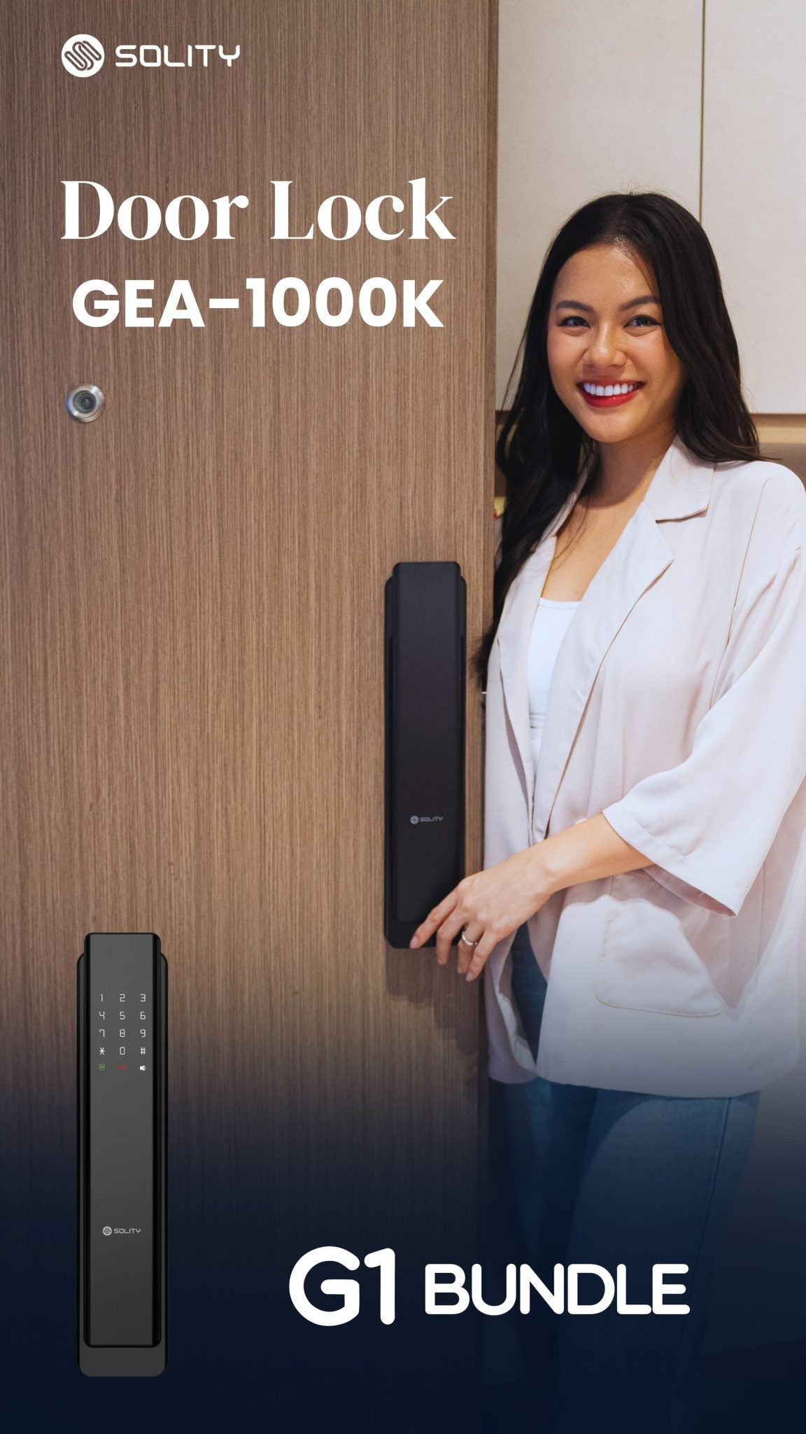 Solity GEA1000K Digital Lock for Doors