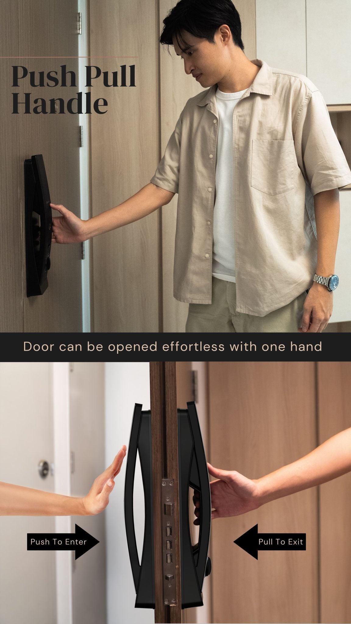 Solity GEA1000K Digital Lock Push Pull Handle