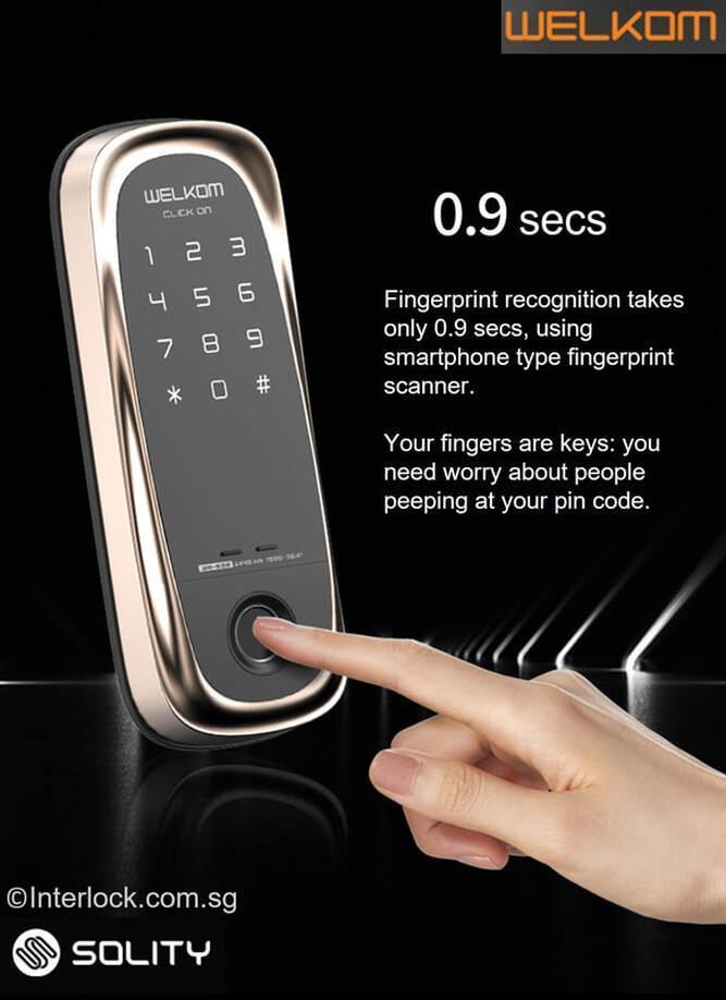Solity WR-65B: Fingerprint Recognition in 0.9 seconds