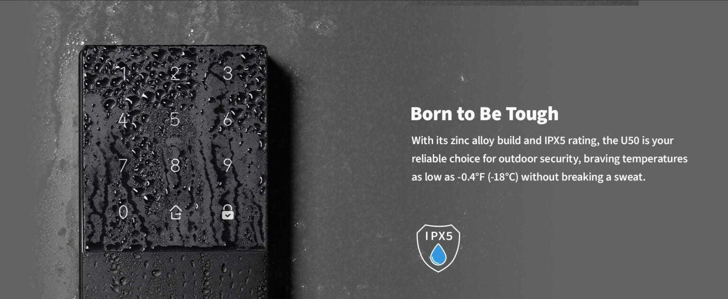 Aqara U50: IPX5 Rated