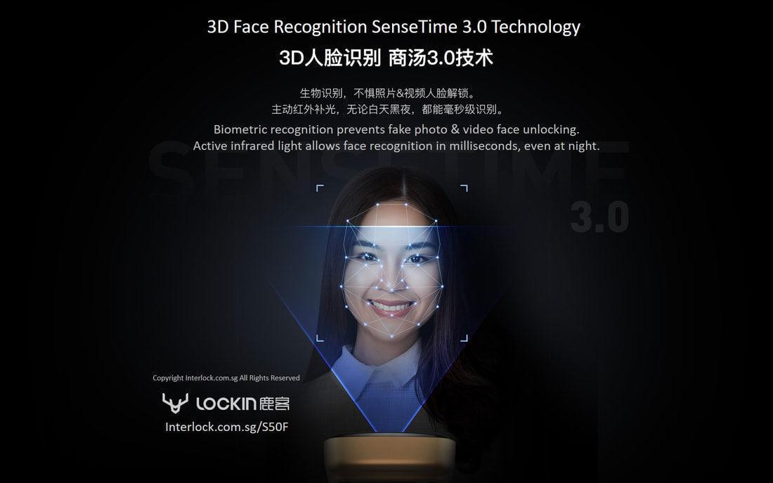 Lockin S50F: 3D Face Recognition Technology prevents fake photo and video face unlocking and even unlocks at night