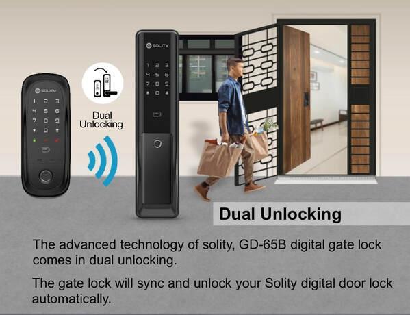 Solity GD-65B: Syncing to Door Lock is supported