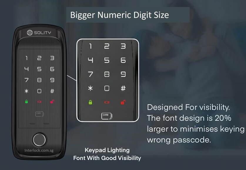 Soiity GA60B: Increased Visibility for Keypad