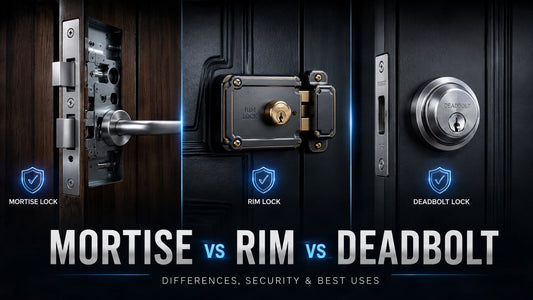 Mortise Lock vs Rim Lock vs Deadbolt Lock — What’s The Difference?