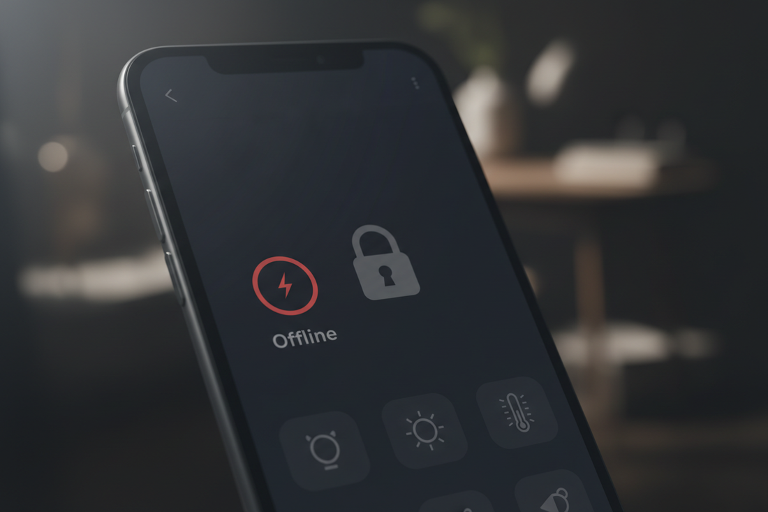 Smart Lock Offline in the App
