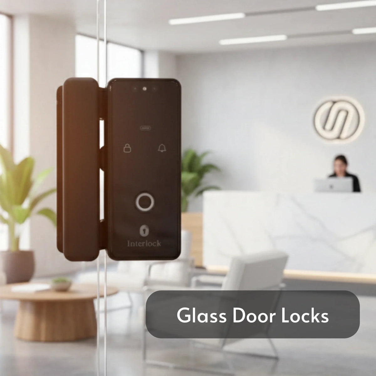 Glass Door Digital Locks in Singapore | All-In-One Glass Lock
