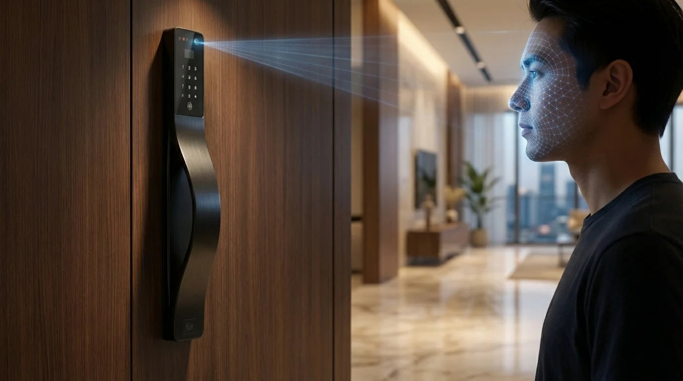 Facial Recognition Smart Lock for Singapore | Recommended Interlock Mercury X6