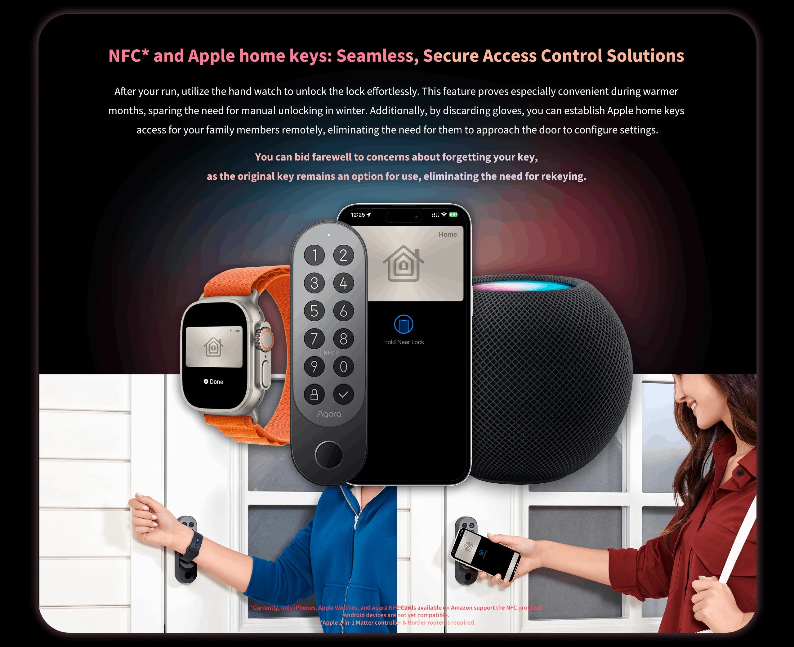 Aqara U200: NFC and Apple Home Keys available