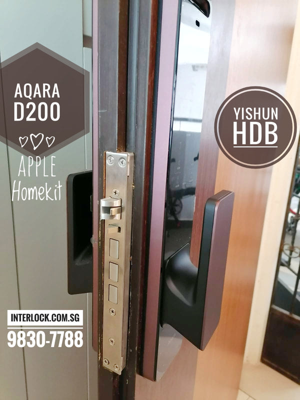 Aqara D200i 智能门锁 customer installation photo