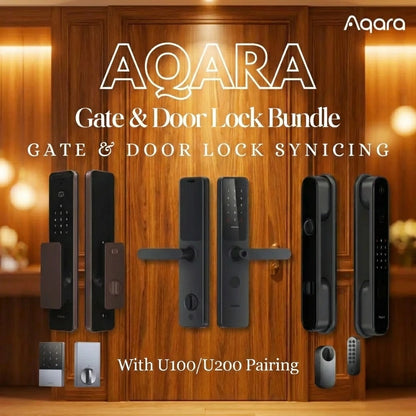 Aqara Door & Gate Lock Dual Sync Bundles  only available in Singapore