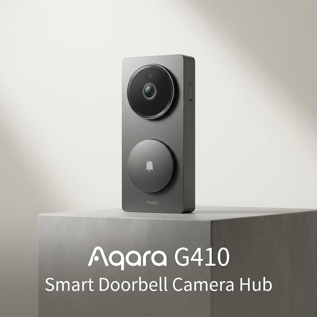 Aqara Doorbell Camera Hub G410 (2K Video, mmWave Detection, Matter Smart Home Hub)