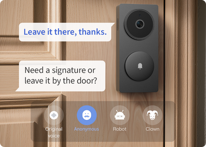 Smart doorbell with Voice Modification
