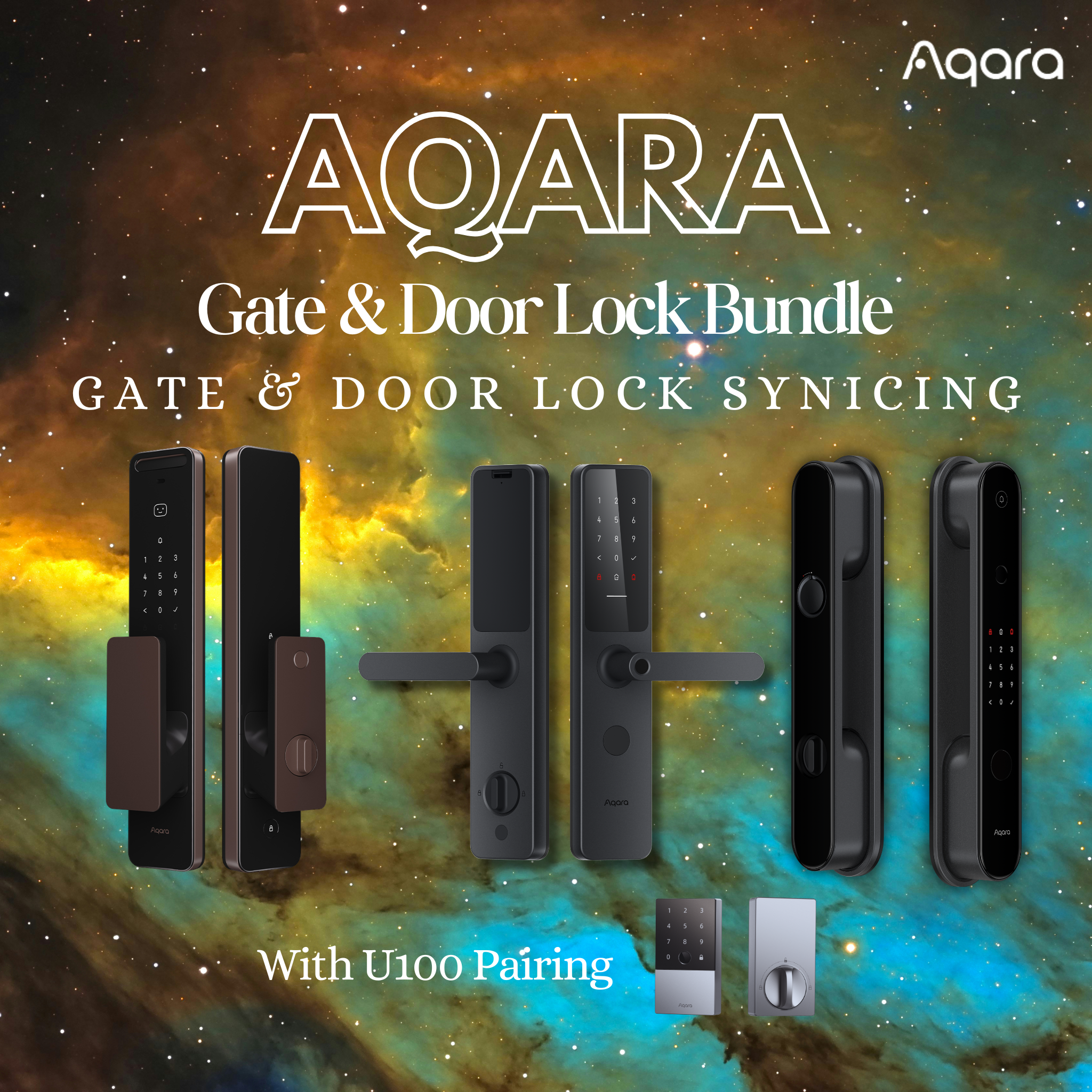 Aqara Door & Gate Lock Bundle