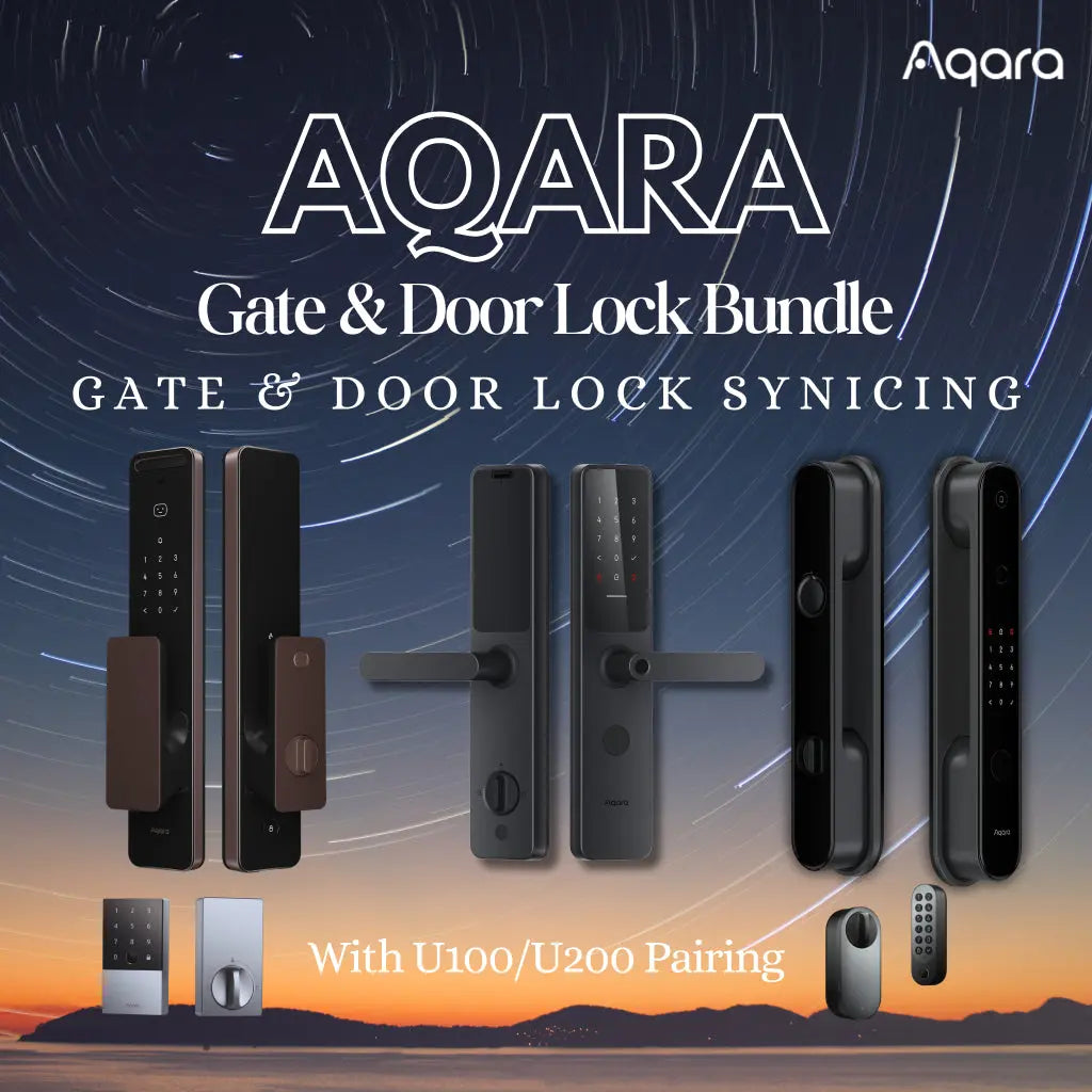 Lock Bundle Aqara Door & Gate Lock Bundle: Smart Syncing Digital Lock Solution