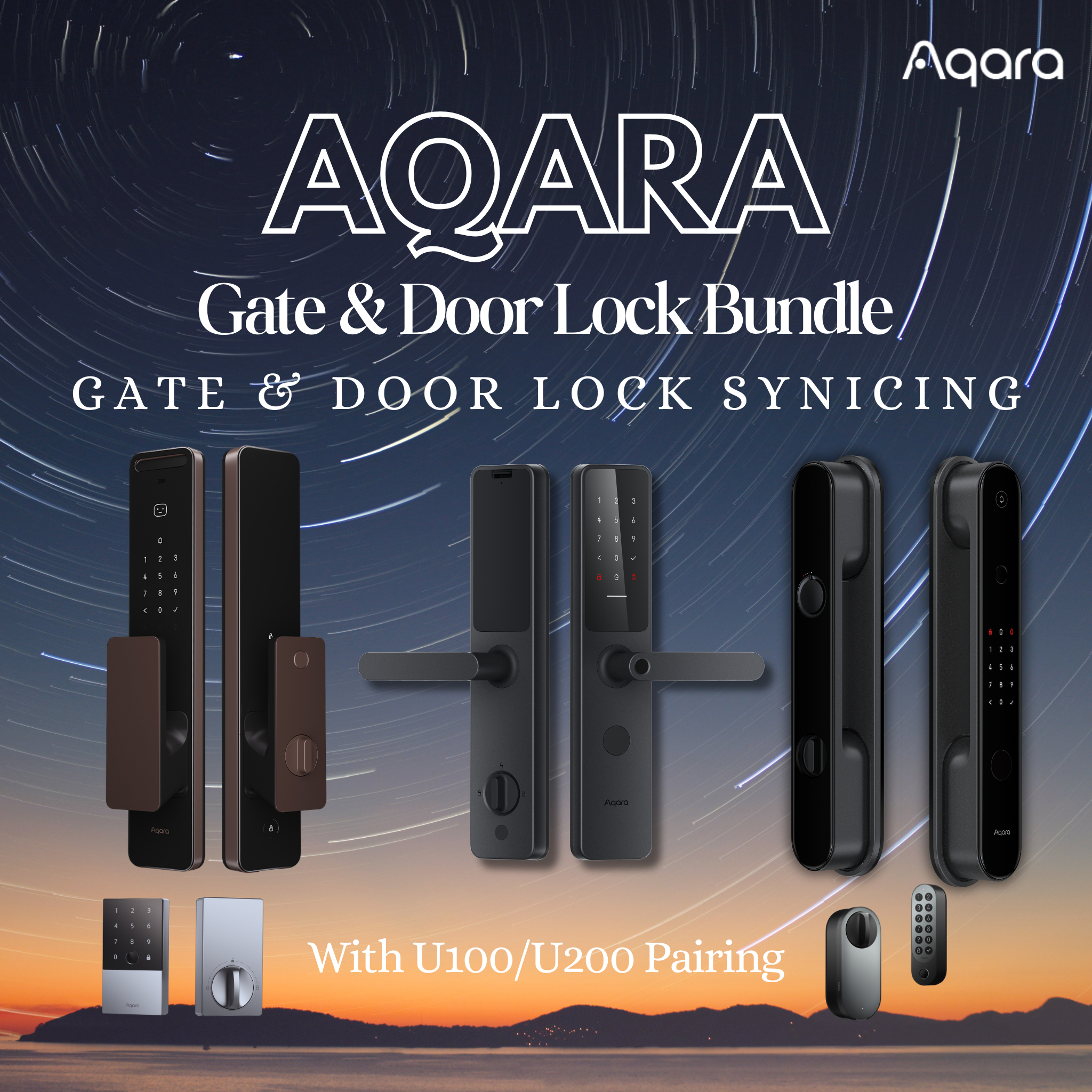 Aqara Door & Gate Lock Bundle