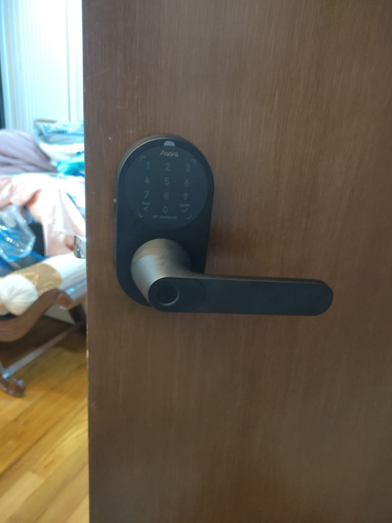 Aqara U300 Smart Door Lock customer installation photo
