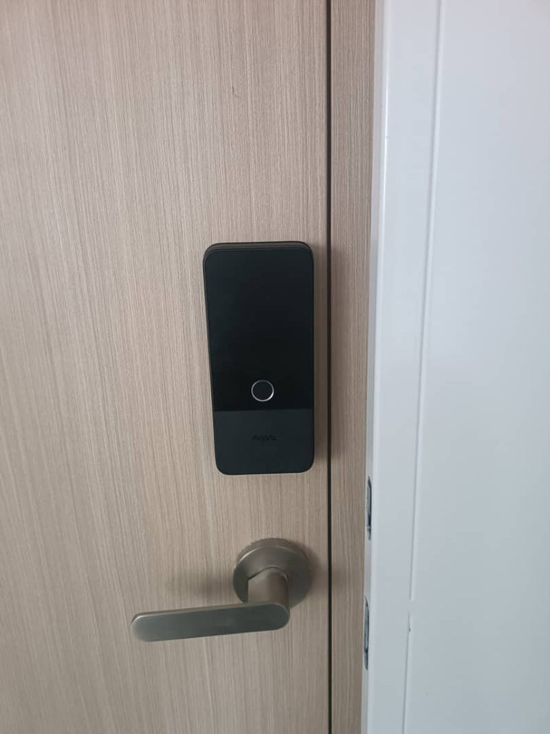 Aqara U400 UWB Smart Digital Deadbolt Lock for Door/Gate customer installation photo