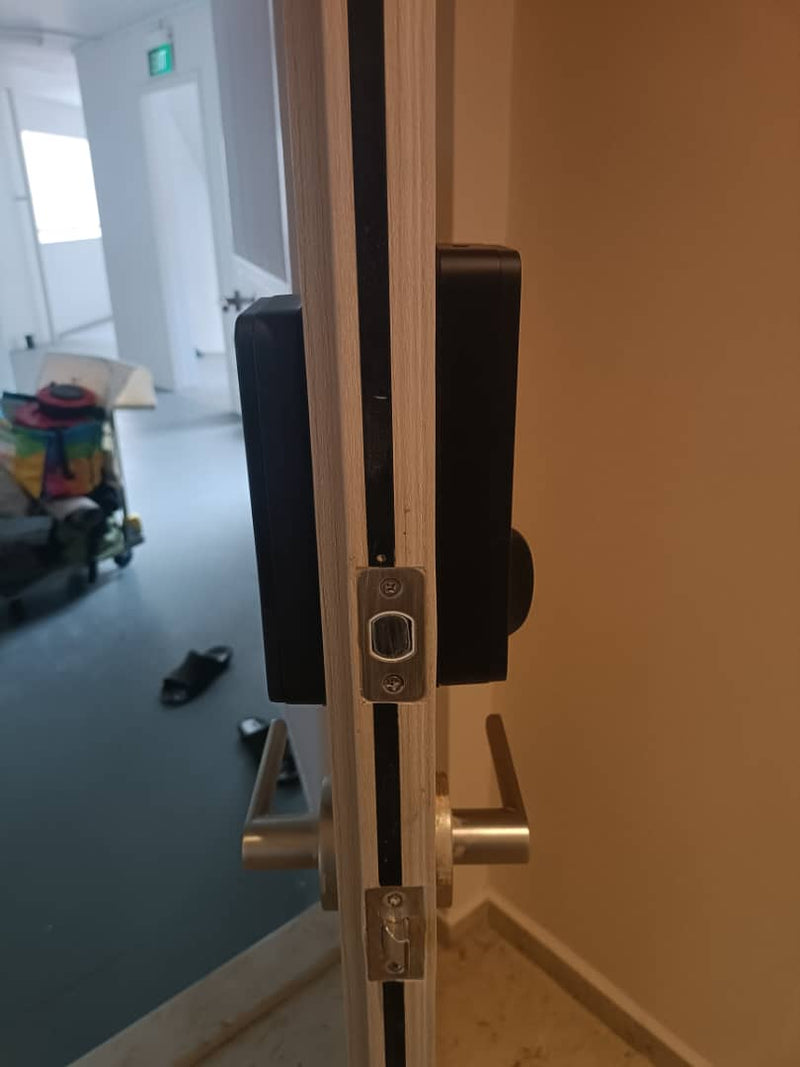 Aqara U400 UWB Smart Digital Deadbolt Lock for Door/Gate customer installation photo