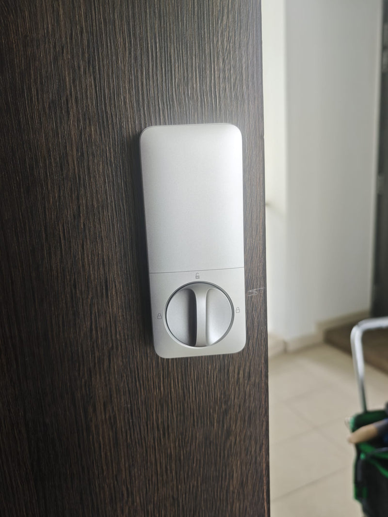 Aqara U400 UWB Smart Digital Deadbolt Lock for Door/Gate customer installation photo