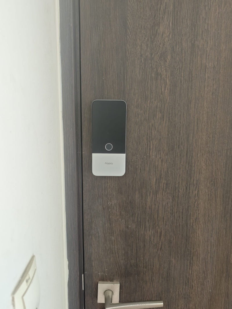 Aqara U400 UWB Smart Digital Deadbolt Lock for Door/Gate customer installation photo