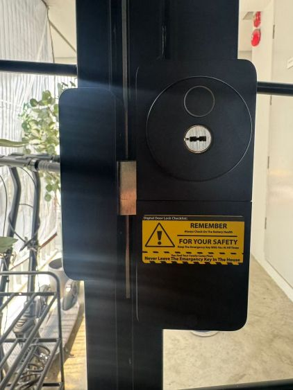 Aqara U500 Smart Gate Lock customer installation photo
