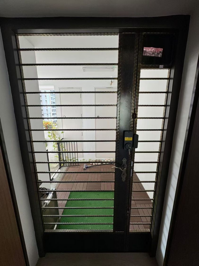 Aqara U500 Smart Gate Lock customer installation photo