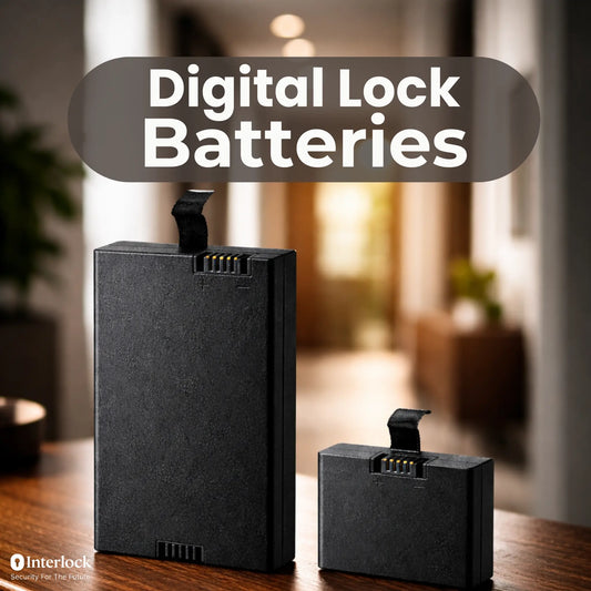 Interlock Digital Lock Batteries – Big and Small Size Compared