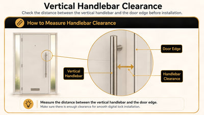 Distance between Door Edge to Internal Handlebar (if there is a handlebar)