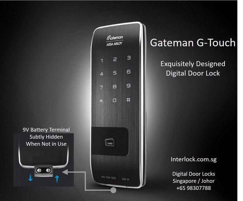 Gateman G Touch: The battery terminal is hidden