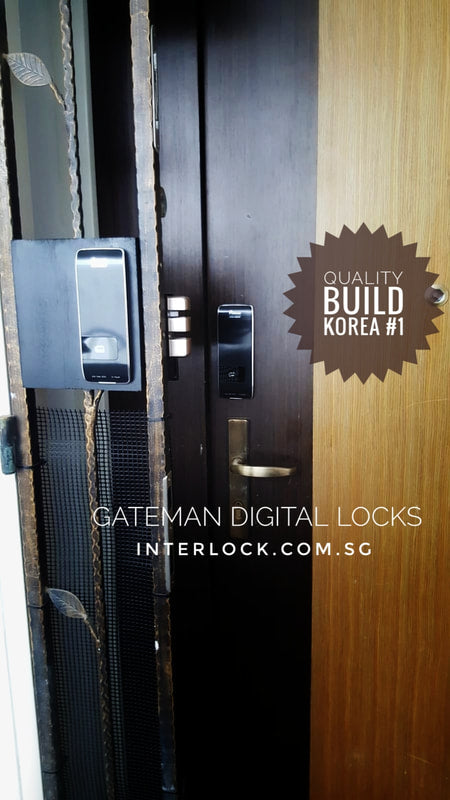 Gateman G-Touch Digital DoorLock customer installation photo