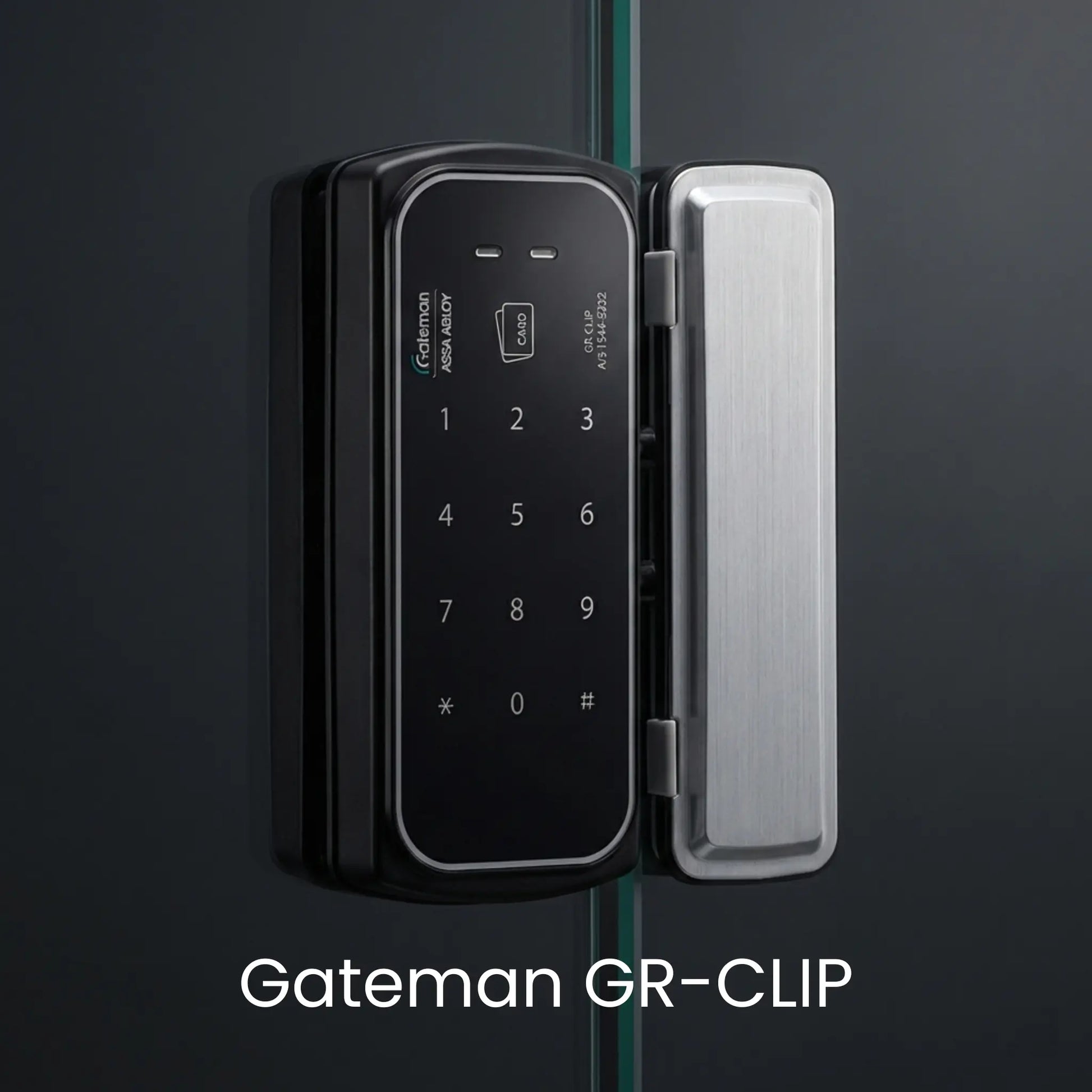 Gateman GR Clip Glass Door Lock