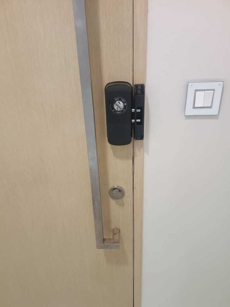 Gateman GR Sash Digital Door Lock (Slim Design for Narrow Frame Doors) customer installation photo