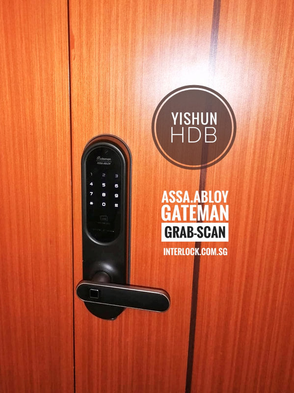 Gateman Grab Scan Digital Door Lock customer installation photo