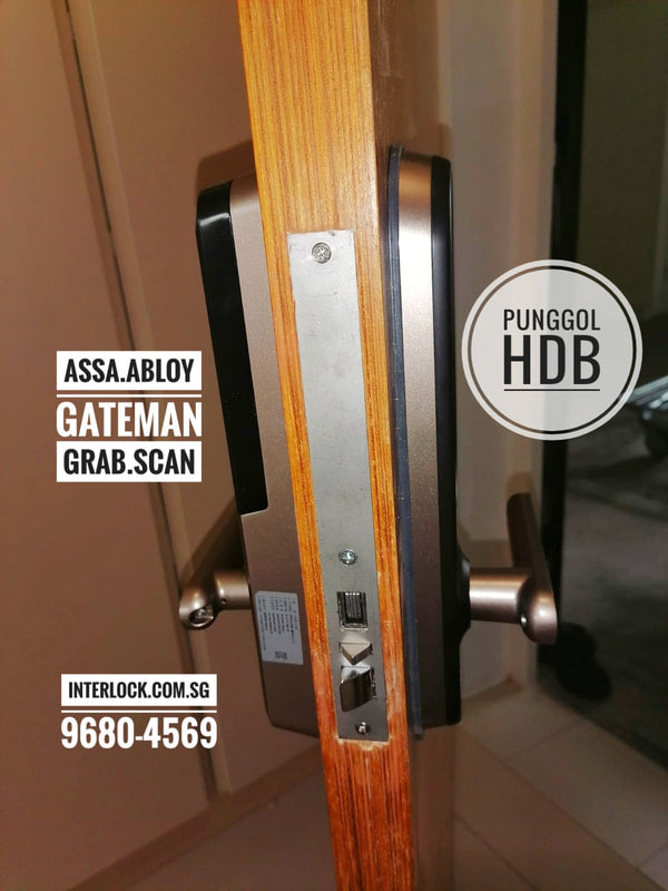 Gateman Grab Scan Digital Door Lock customer installation photo