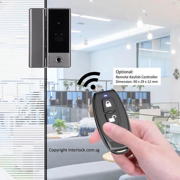 Interlock ILG-02 Fingerprint Glass Door Smart Lock – Interlock ...
