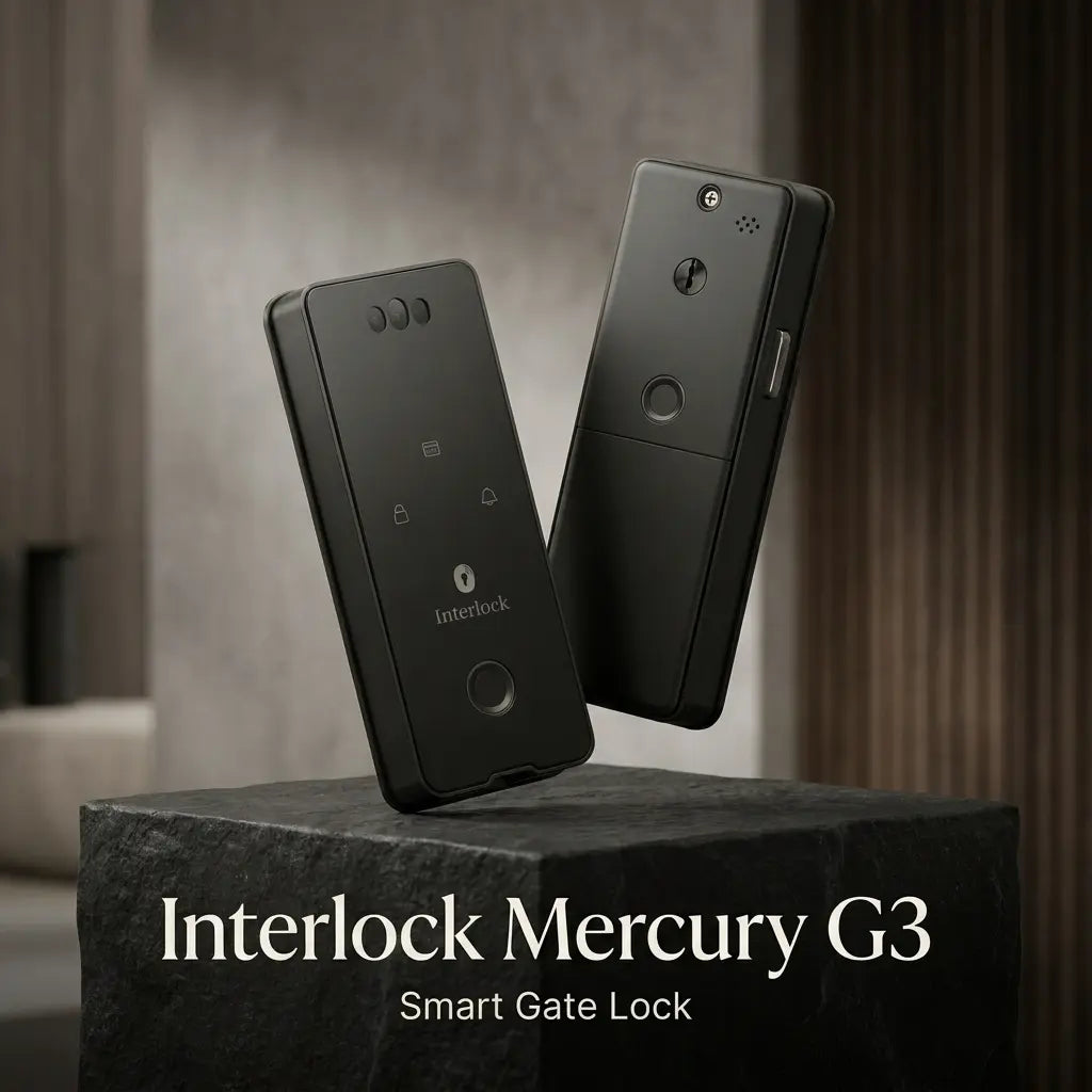 Interlock Mercury G3 | First Dual Camera Gate Lock in Singapore for Parcel & Visitor Viewing