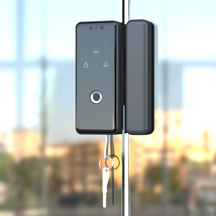 Glass Door Digital Locks in Singapore | All-In-One Glass Lock
