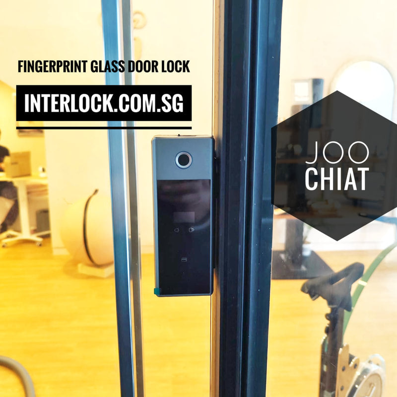 Interlock ILG-02 Glass Door Lock customer installation photo