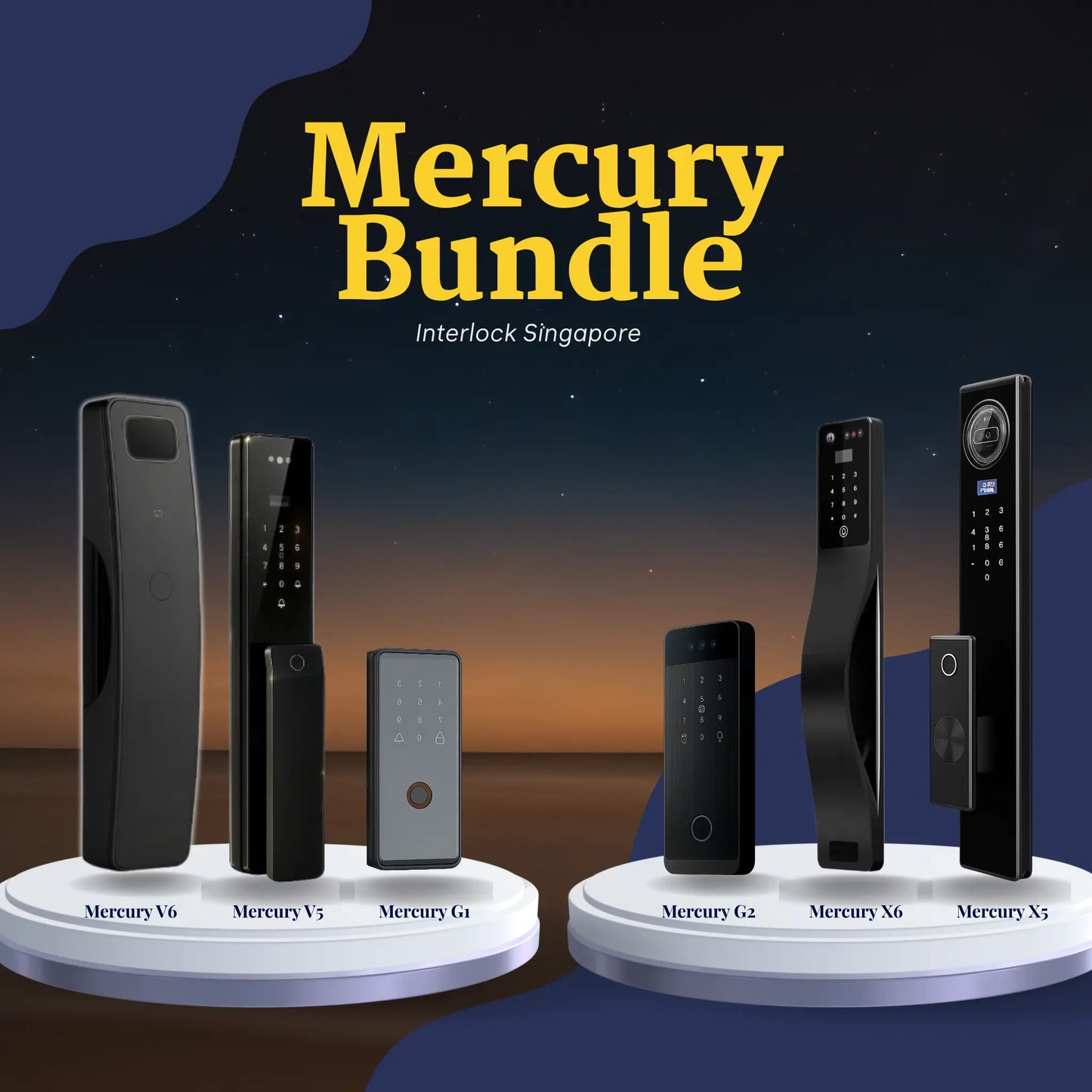 Interlock Mercury Digital Lock Gate 
+ Door bundle