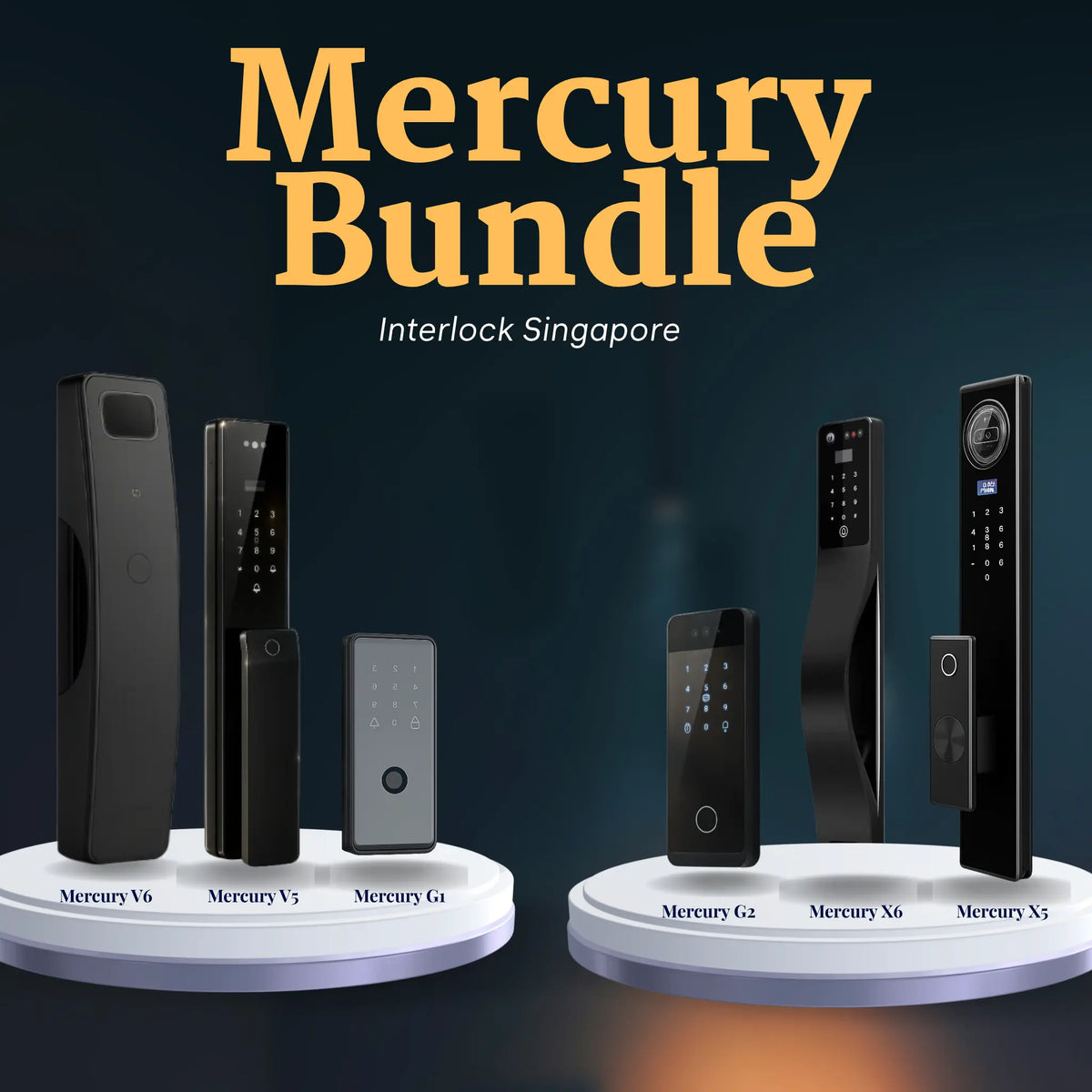 Interlock Mercury Digital Lock Gate 
+ Door bundle