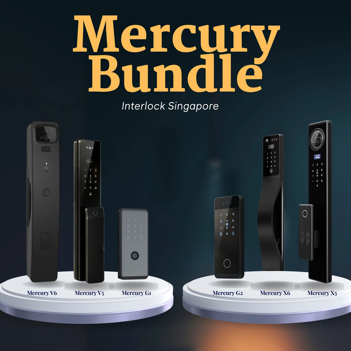 Interlock Mercury Digital Lock Gate 
+ Door bundle