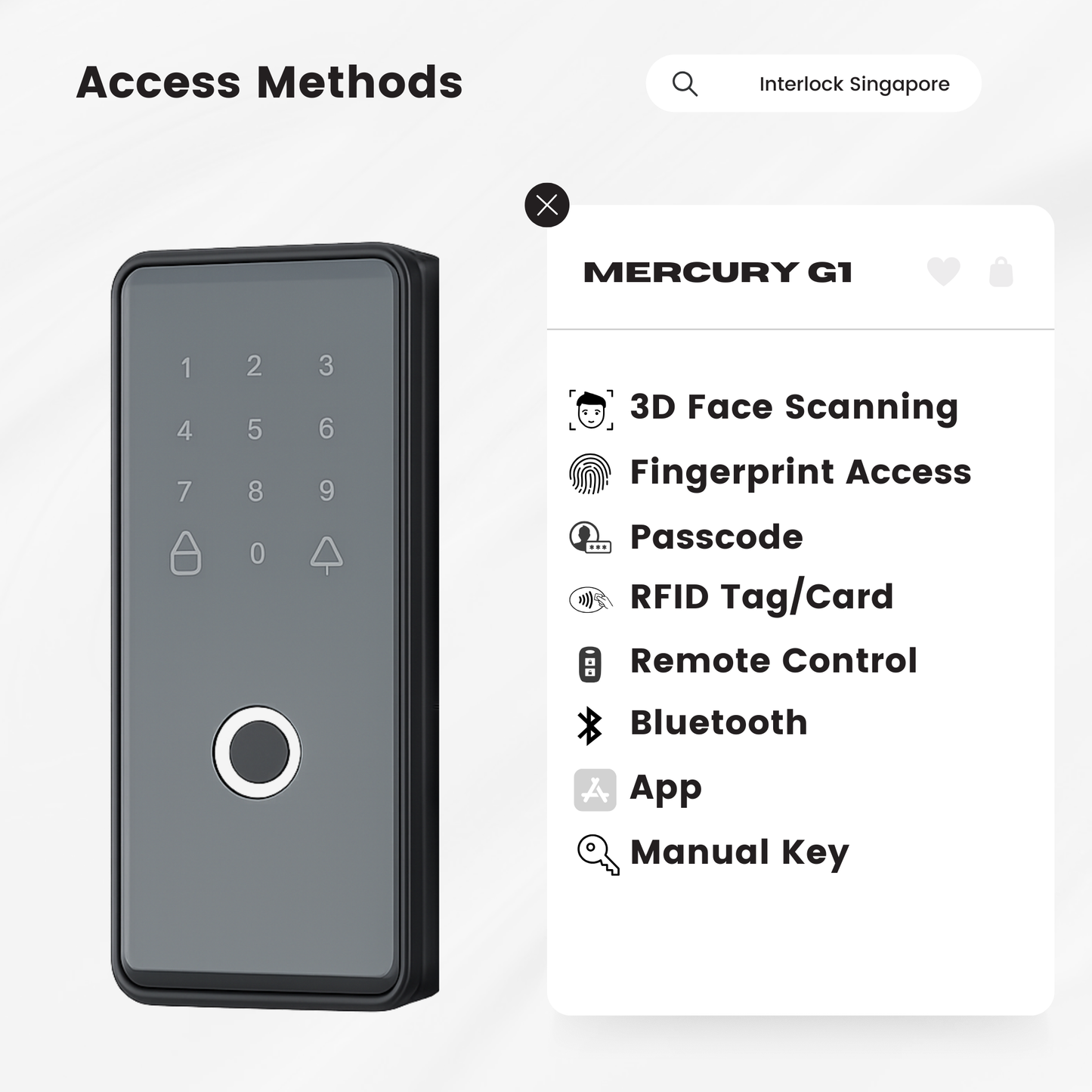 Interlock_Mercury_G1_Access_methods