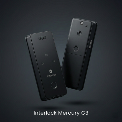 Interlock Mercury G3  Digital Gate Lock Front & Back 