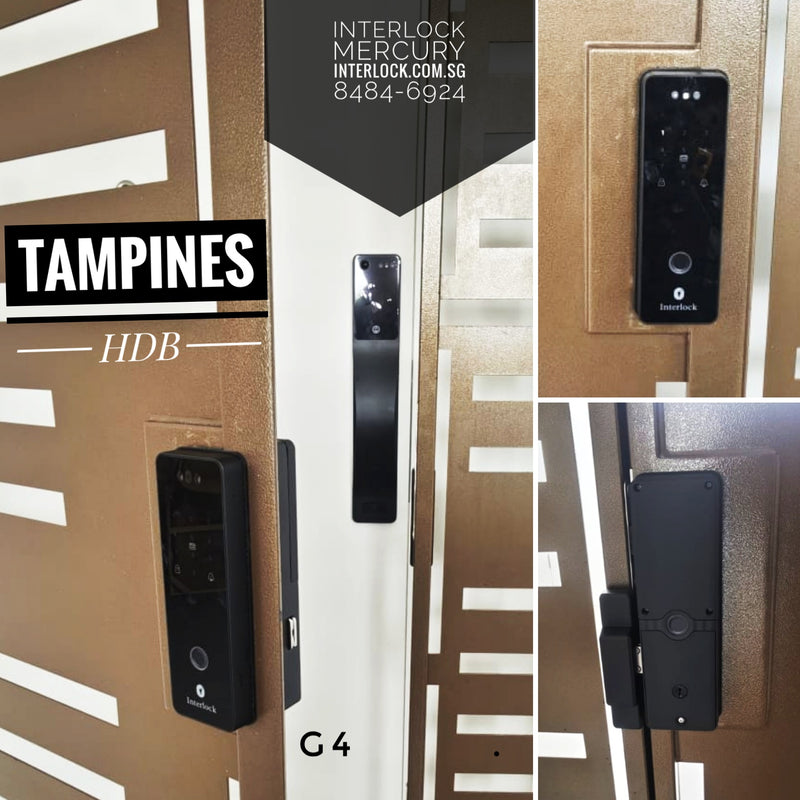 Interlock Mercury G4 DualKey™ Smart Gate Lock with Facial Recognition customer installation photo