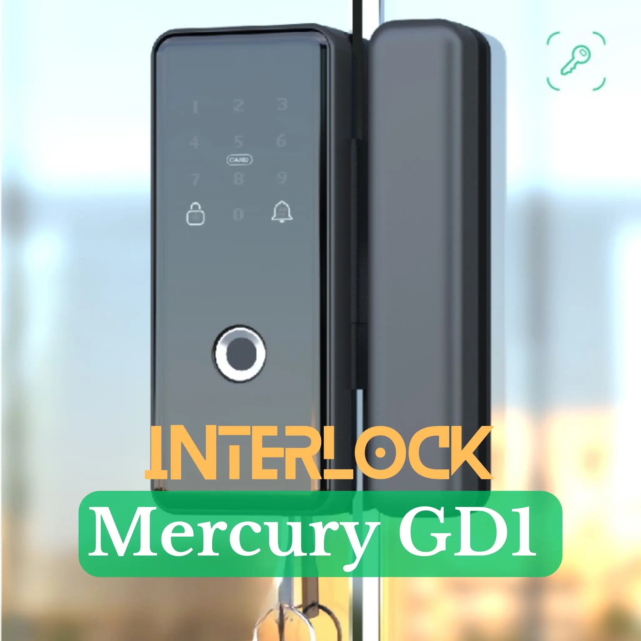Interlock Mercury GD1: The Smart Digital Lock for Glass Doors