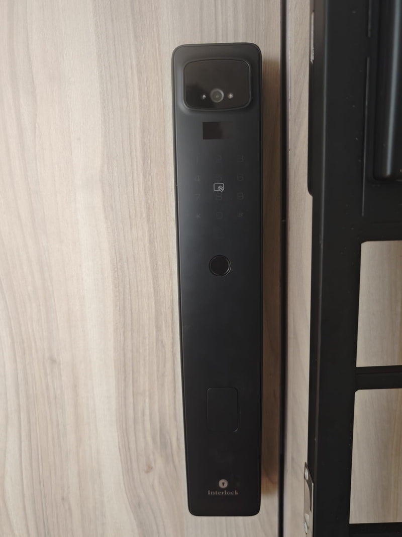 Interlock Mercury V6 Smart Door Lock with Built-in Camera & Dual Battery customer installation photo